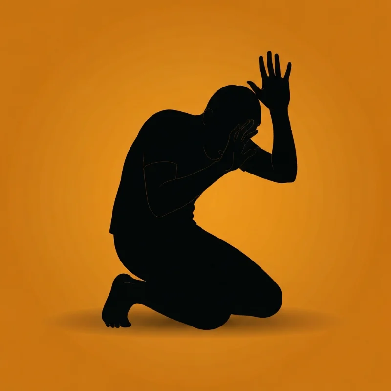 Jax, the PTSD character — silhouette