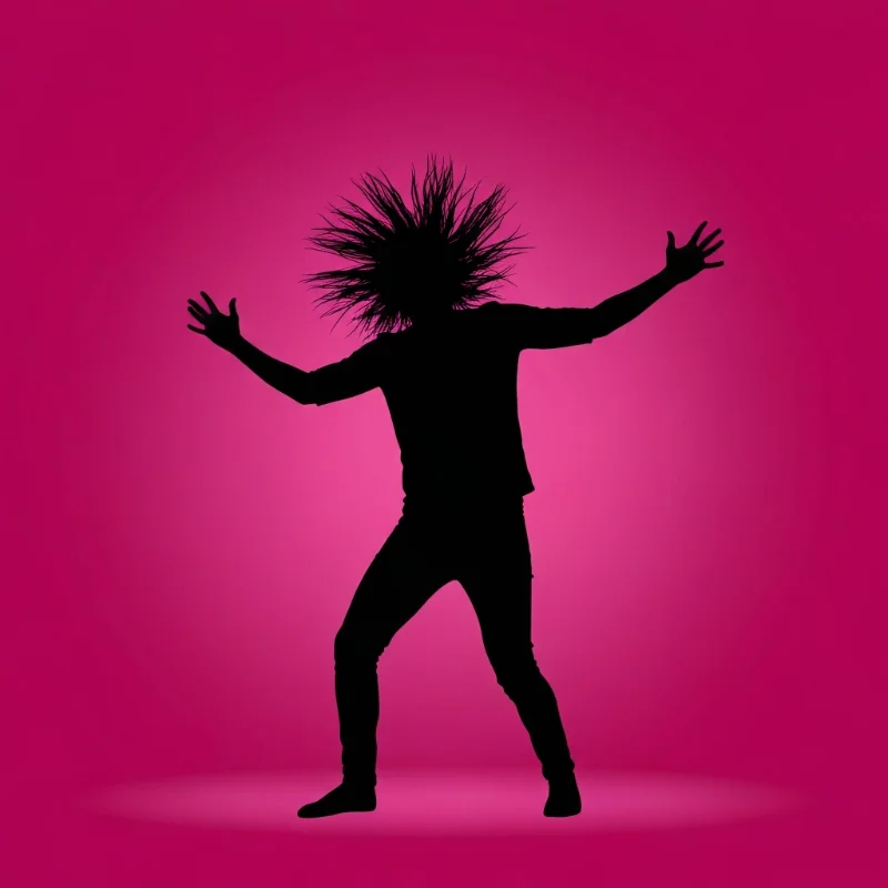 Sable, the Bipolar character — silhouette
